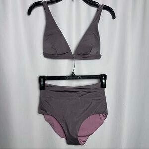 Lululemon All That Glimmers Bikini Set High Waisted Triangle XS Two Piece Swim